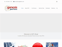 Tablet Screenshot of ggfafrica.com